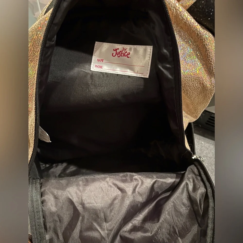 Justice Backpack with matching lunchbox